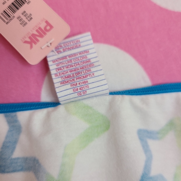 RARE Victoria's Secret PINK Vintage Graphic Cotton Low-rise Bikini Size M - Picture 5 of 5